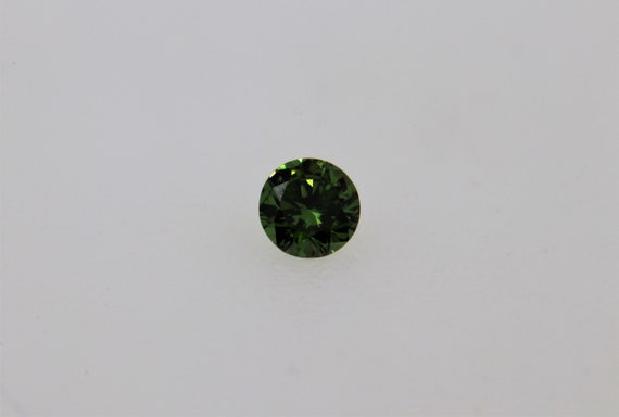 GREEN DIAMOND 0.03 CT, Top Vivid Green Color, True Vs2-si1 Clarity