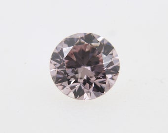 Rzadki diament ARGYLE PINK o masie 0,21 ct, szlif okrągły brylantowy, oryginalny certyfikat Argyle