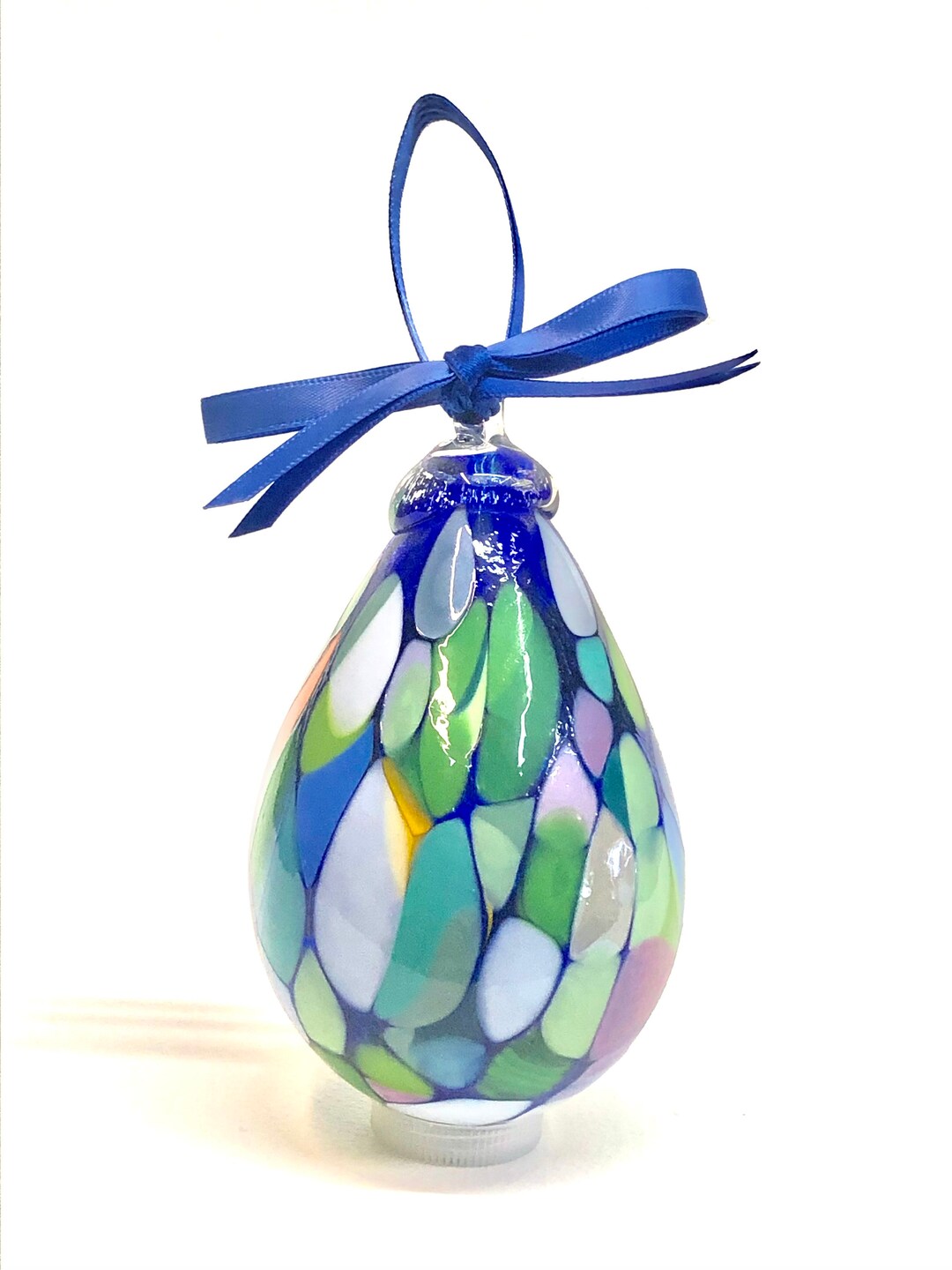 Blown Glass Easter Egg Ornament 44MCX Etsy
