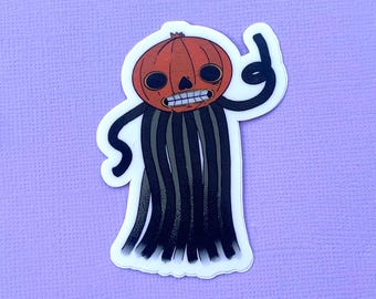 Garden Wall Pumpkin Sticker