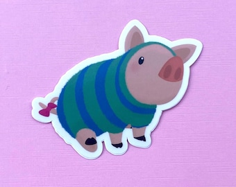 Poogie Pig Sticker