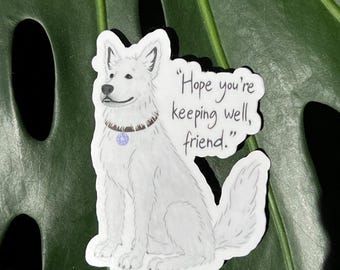 Scratch Dog Sticker
