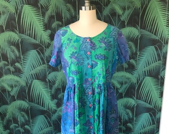 Floral print 90's sundress