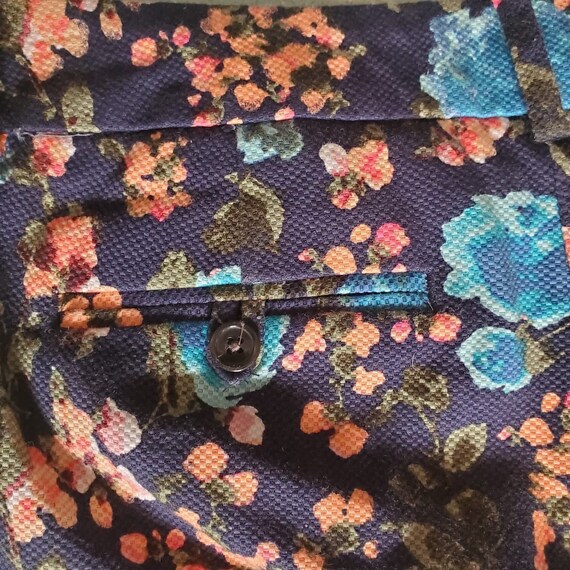 Vintage Dark Floral Pants (S)