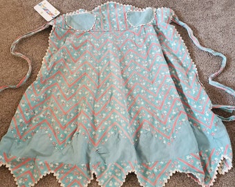 Vintage 1950s Zig-Zag Apron Pattern