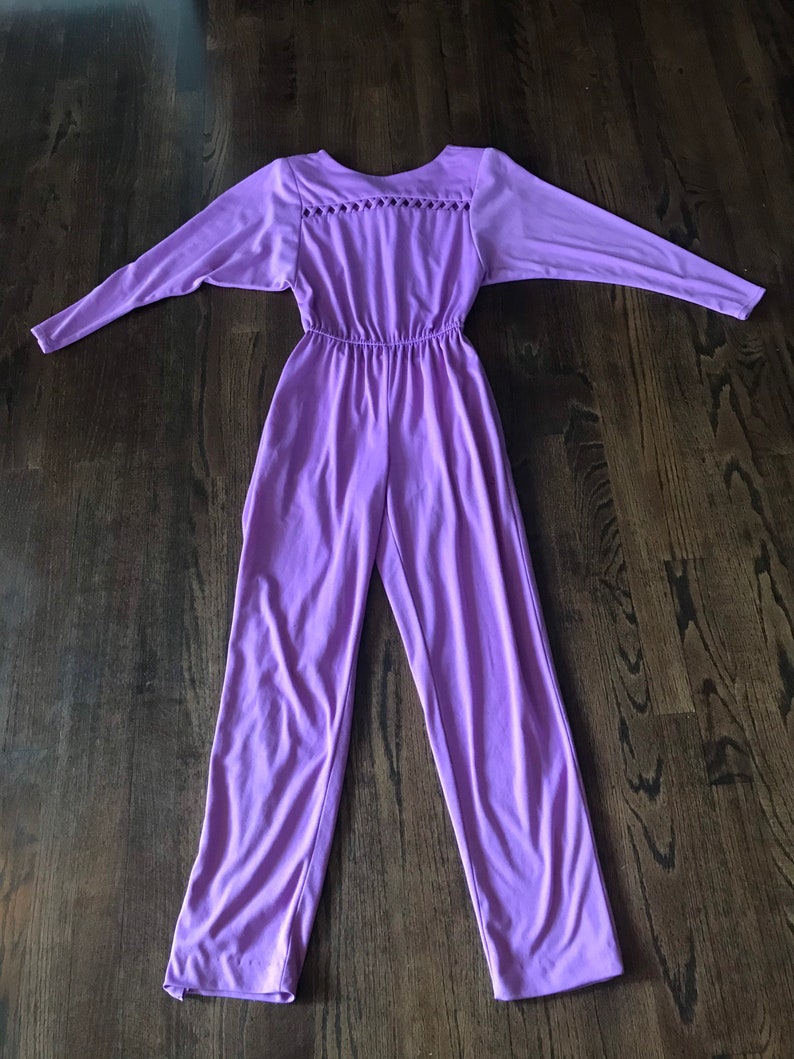 Lilac 80\u2019s Jumpsuit