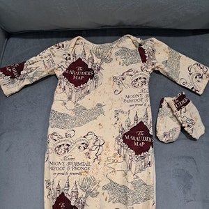 Baby gown, Baby gift, Shower gift, Baby sleeping gown