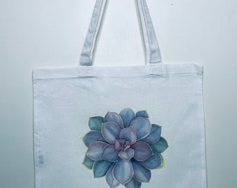 reusable bags carry bag school bag bags Succulent Tote Bag 100/% cotton bags cactus grocery bag shopping bag hand bag totes