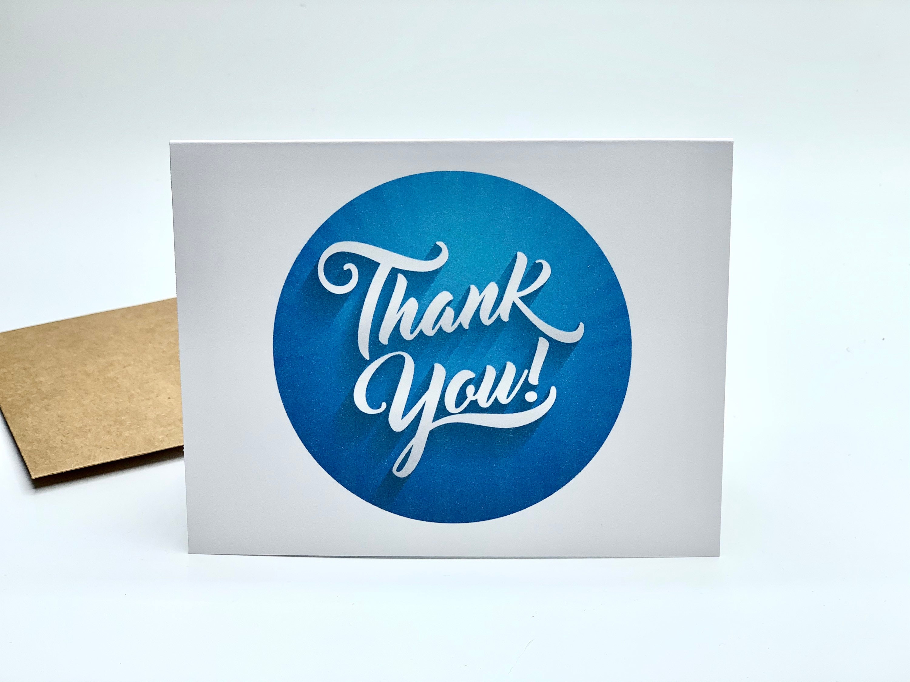 Thank You Cards Best quality Blank thank you Greeting Cards Etsy
