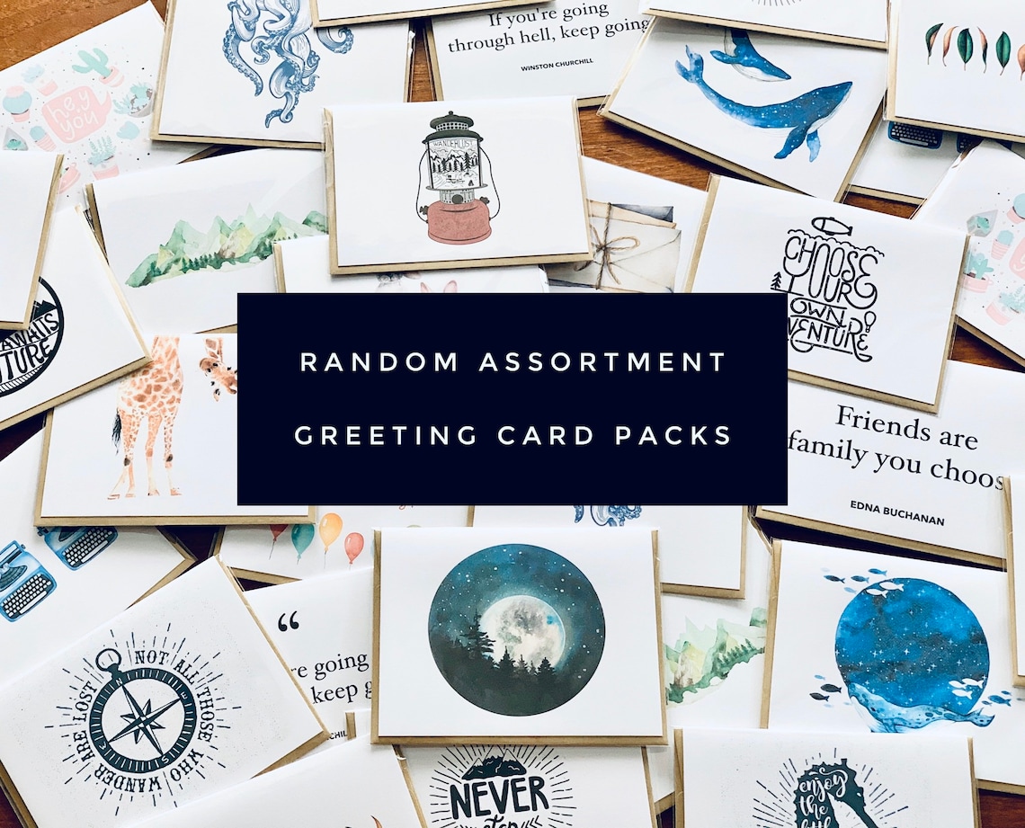 Greeting Card Pack Greeting Card Packs Greeting Cards Etsy