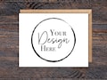 Custom Greeting Card Printing with envelopes perfect for business logo, events, and wedding invitations
