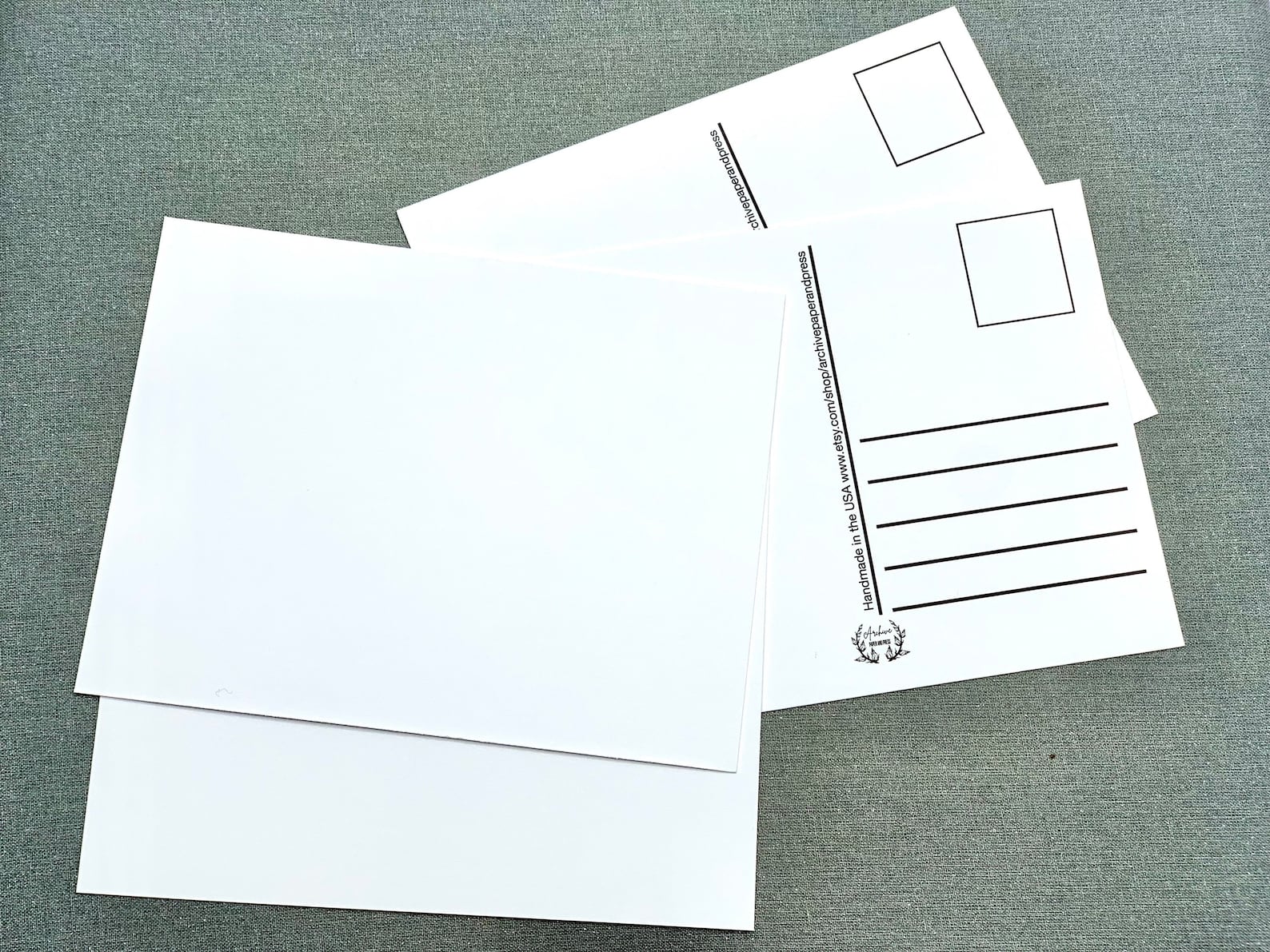 Bulk Blank Postcards Blank Post Cards Diy Postcard Etsy