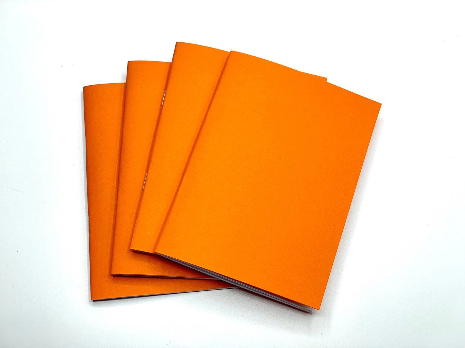 Bulk Orange Notebooks 5.5in X 4.25in Blank Booklets Etsy