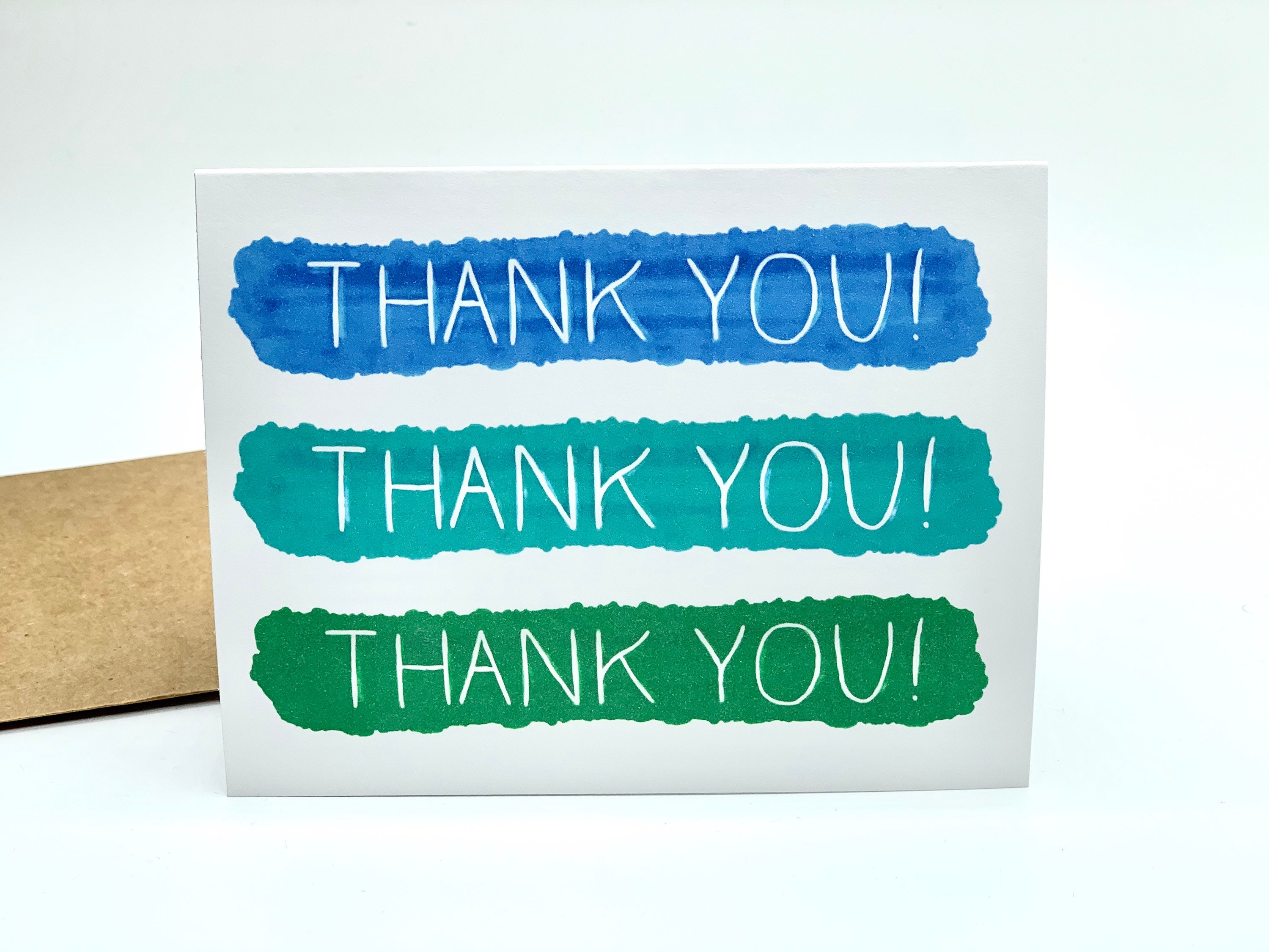 Watercolor Thank You Cards Best quality Blank thank you Etsy
