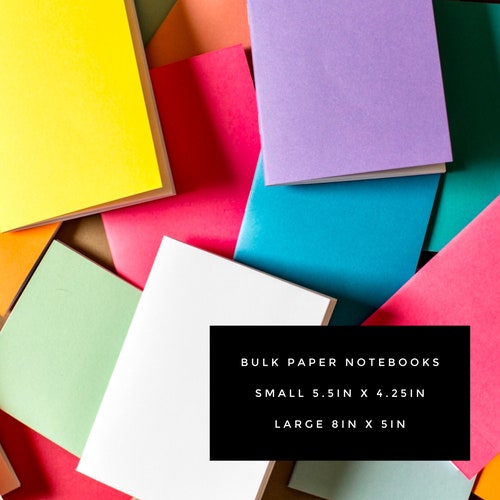 Bulk Blank Notebooks 5 X 7 Kraft Notebook Kraft Etsy