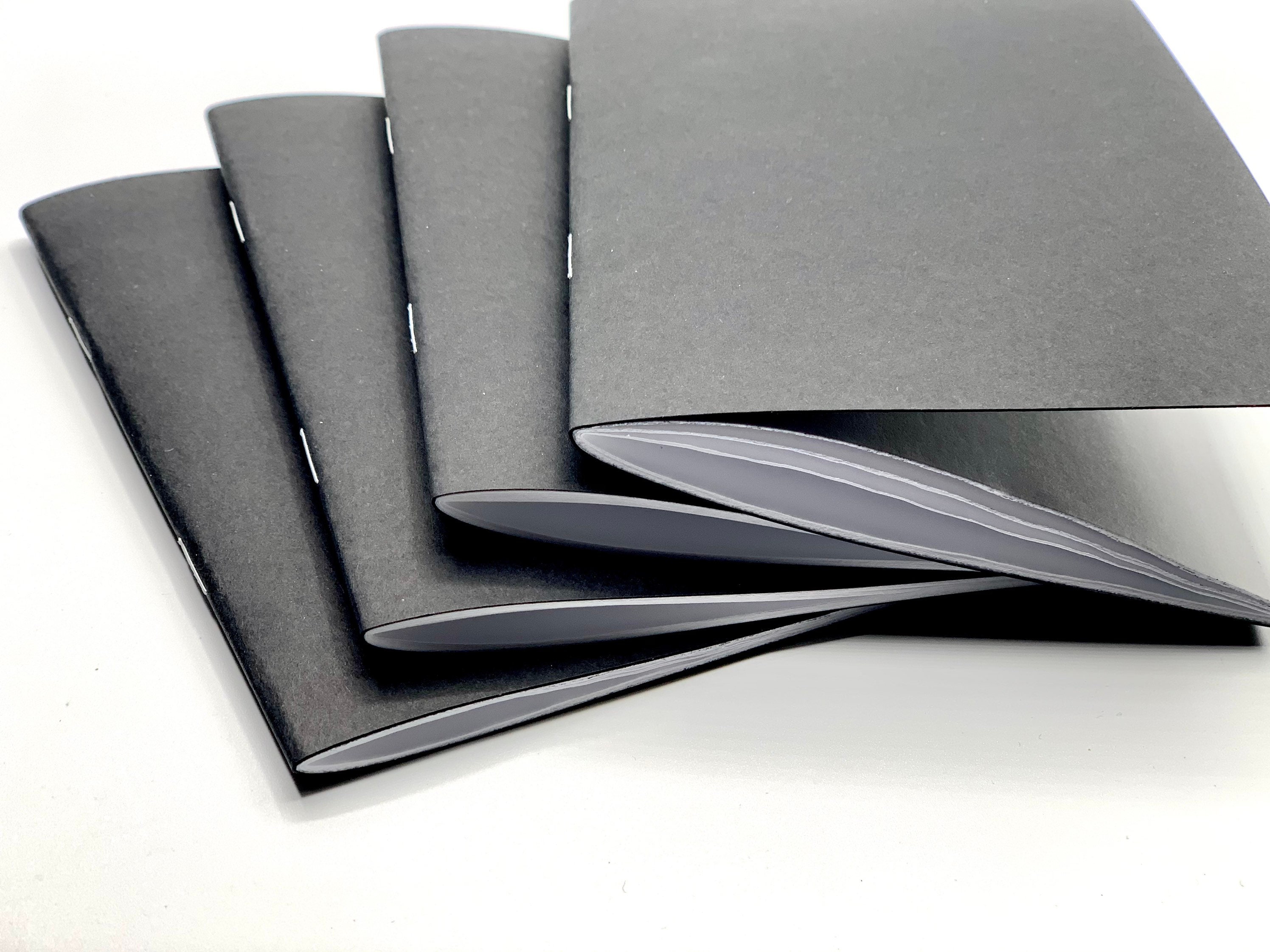 Bulk Black Notebooks 5.5in X 4.25in Blank or Lined - Etsy