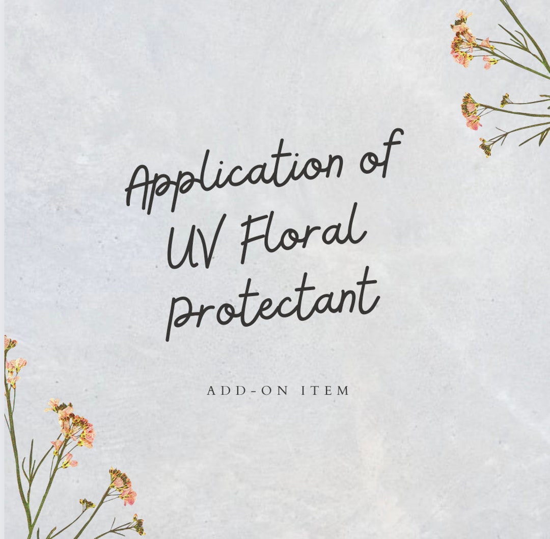 Application of UV Floral Protectant for Fiddle Leaf Design Wreaths