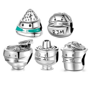 Wow Charms 925 Sterling Silver | Charms Rice Pudding Chinese Food Zongzi Beads | Charms fit for Pandora Bracelets Christmas Gift for Women.