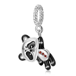 Wow Charms 925 Sterling Silver | Charm Panda Doll Cartoon Enamel Jewelry | Animals Charms fit for Pandora Bracelet Gifts for Girlfriend New.