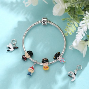 Wow Charms 925 Sterling Silver Chinese Ancient Culture Cartoon Characters Charms Beads. Charms fit for Pandora Bracelets.