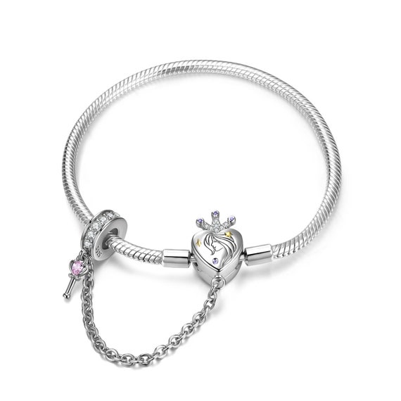 Sterling silver shop snake charm bracelet