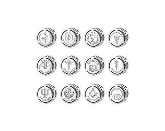 Wow Charms 925 Sterling Silver Chams Medicina Architecture Pharmacy Nutrition Management Symbol Beads. Charms fit for Pandora bracelets.