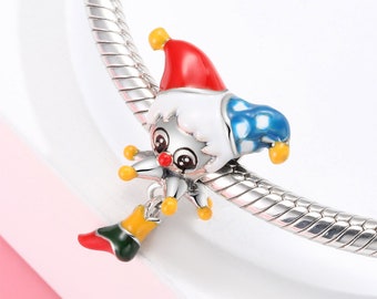 Wow Charms 925 Sterling Silver Chams Colorful Circus Theme Enamel Beads. Charms fit for Pandora Bracelets.