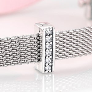 Wow Charms 925 Sterling Silver Reflection Clips Heart Star Zircon Beads Charms Reflection fit for Pandora Bracelets. 7