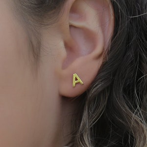 PAIRE de boucles d'oreilles en argent, clous d'oreilles en or personnalisés, bijoux personnalisés, cadeau parfait pour elle, cadeau boucle d'oreille pour enfant, cadeau mère