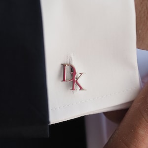 Gepersonaliseerde 925 zilveren manchetknopen voor mannen, cadeau bruidsjonker, kerstcadeau voor vader, vader, manchetknopen bruiloft, aangepast verjaardagscadeau voor hem
