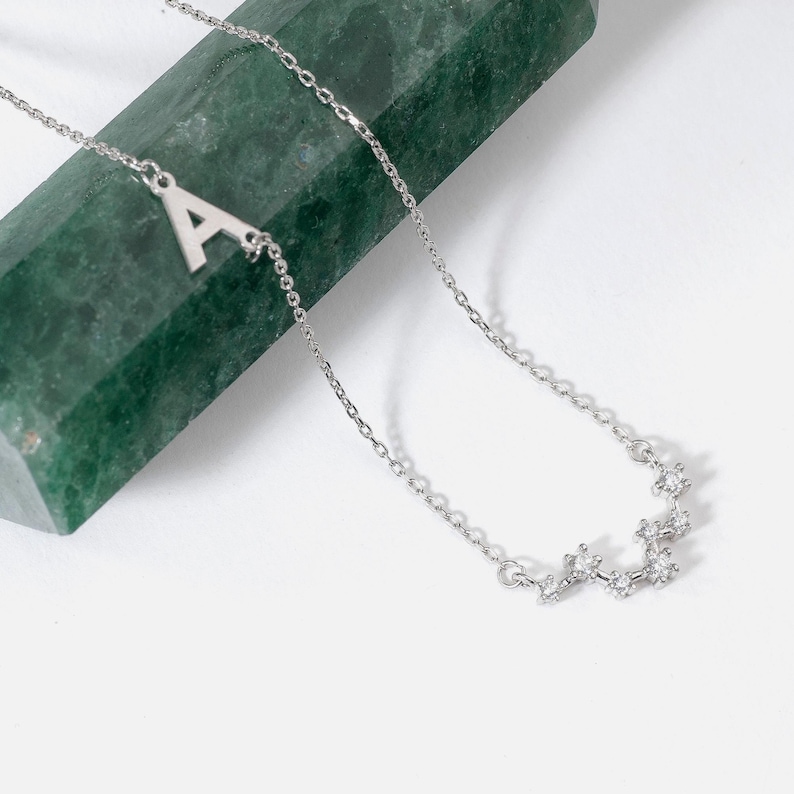 Zodiac Necklace with Birthstone & Icon, Constellation necklace, Leo necklace, Virgo, Libra Zodiac Jewelry, Gift for women, Mother gift, Gift for her, Gift for women, Grandma Gift, Gift for sister, Christmas gift