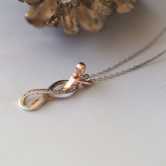 Couples infinity sale necklace