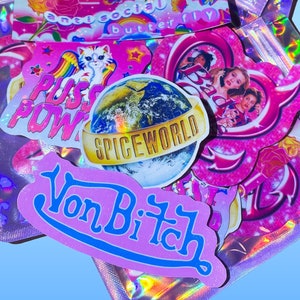 GIRL POWER y2k Sticker Pack