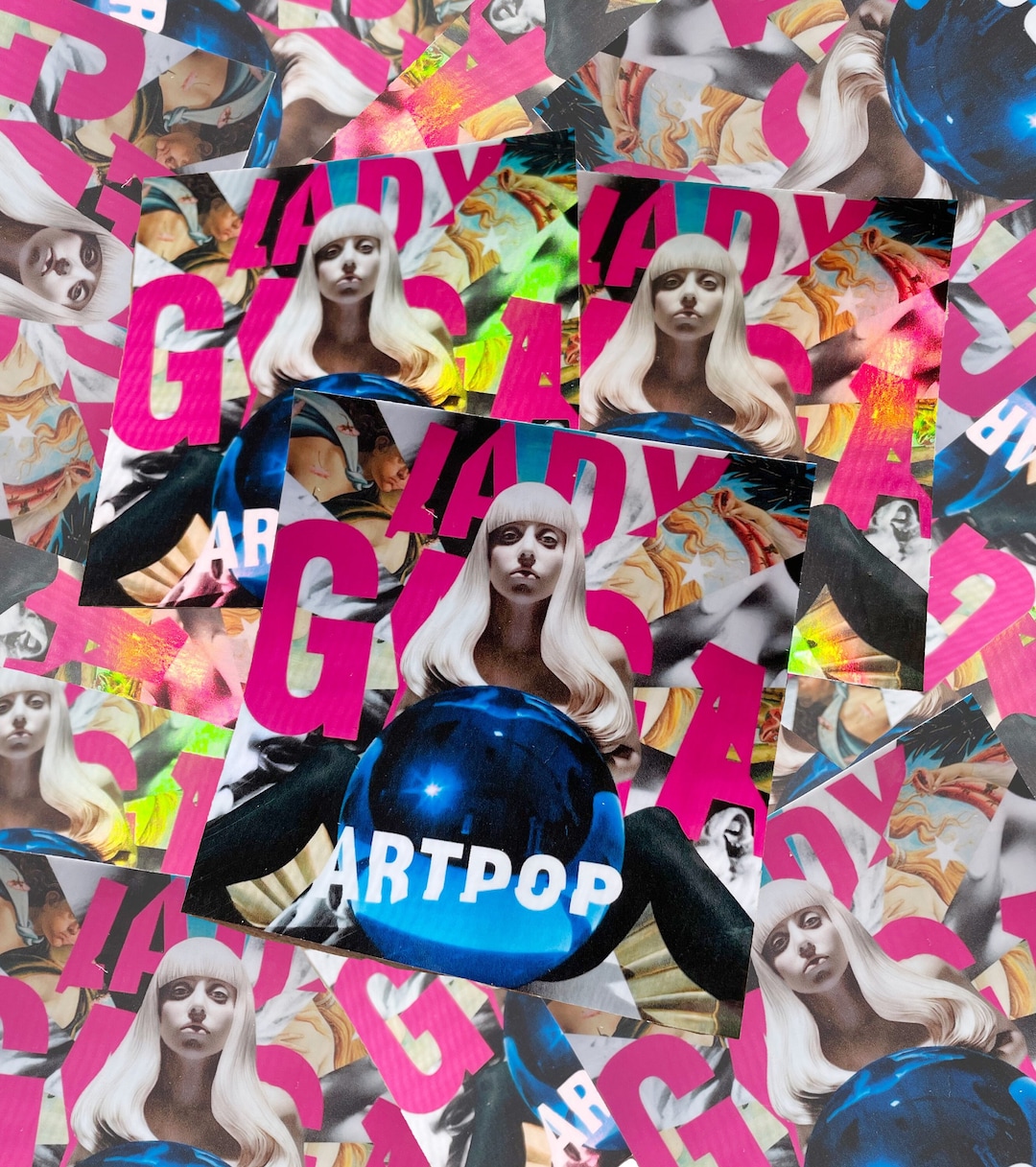 ARTPOP Lady Gaga Sticker #justiceforartpop - Etsy, image size:1080x1217