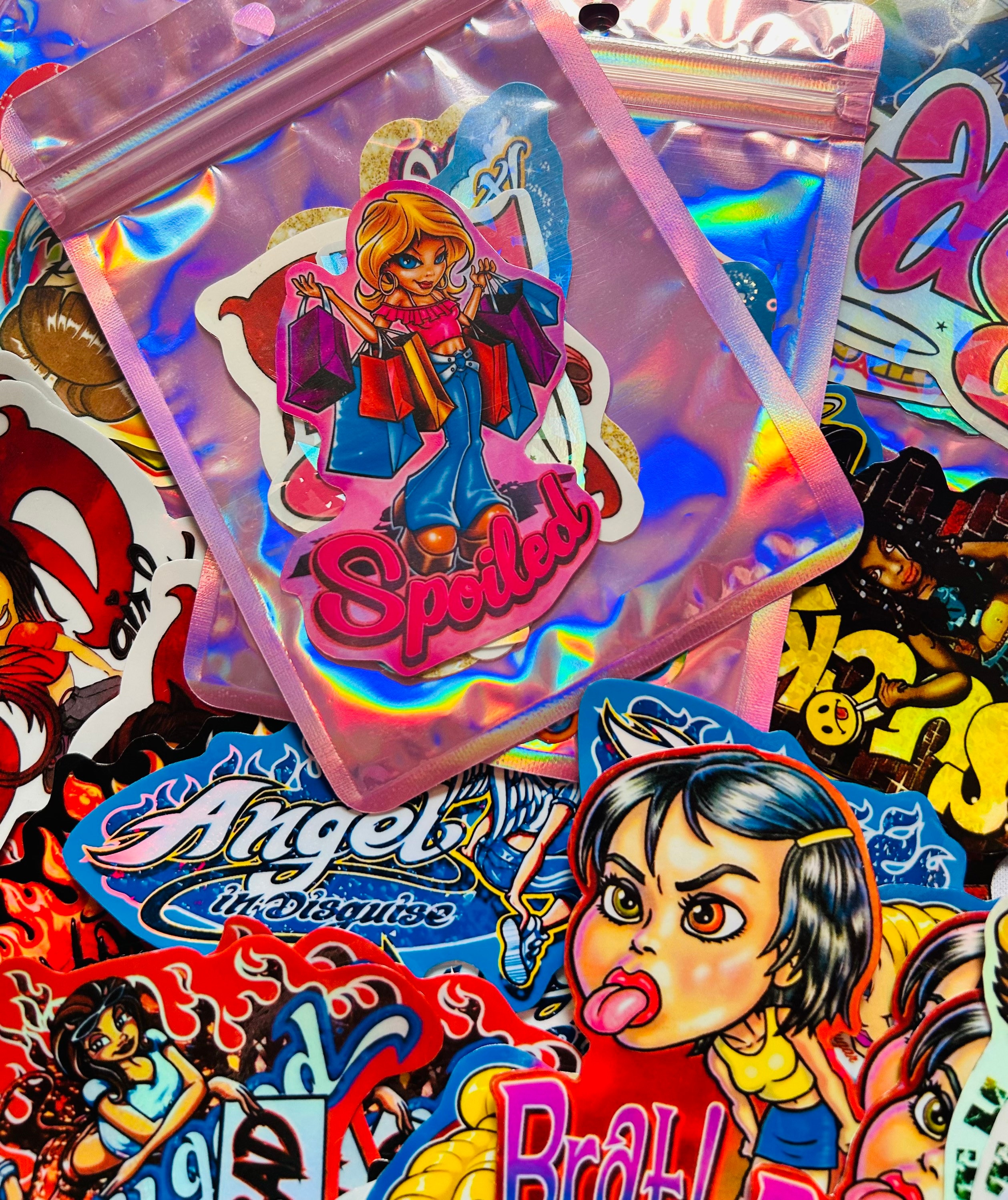 Y2K Vending Machine Surprise Sticker Pack — Retro 2000s Vending