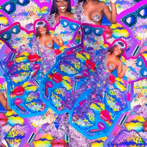 Lil Kim y2k 2000s Glitter Sticker