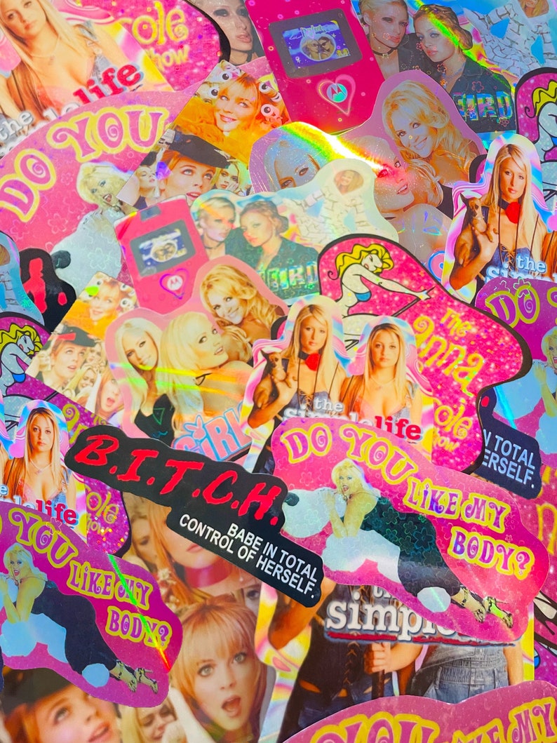 Girl Power Y2k Sticker Set 2000s Sticker Pack Y2k - Etsy Ireland
