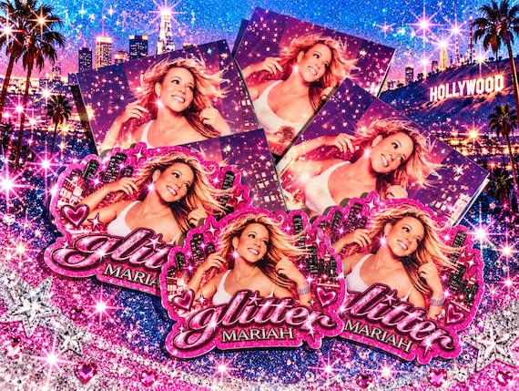Mariah Carey Y2K Sticker – Glitter or Album Cover Style, 2000s Pop Culture, Diva Aesthetic