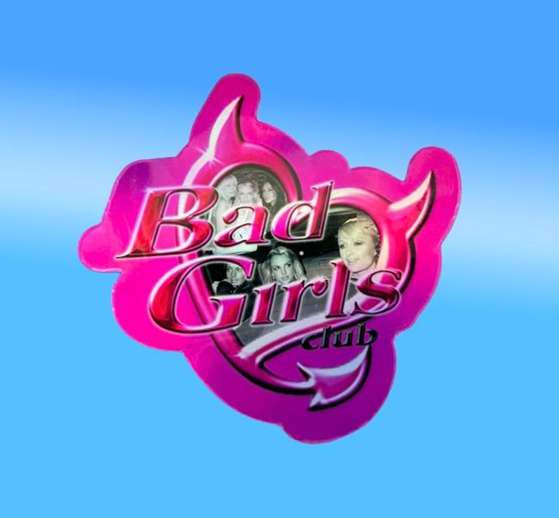 BAD GIRLS CLUB y2k Sticker image 1