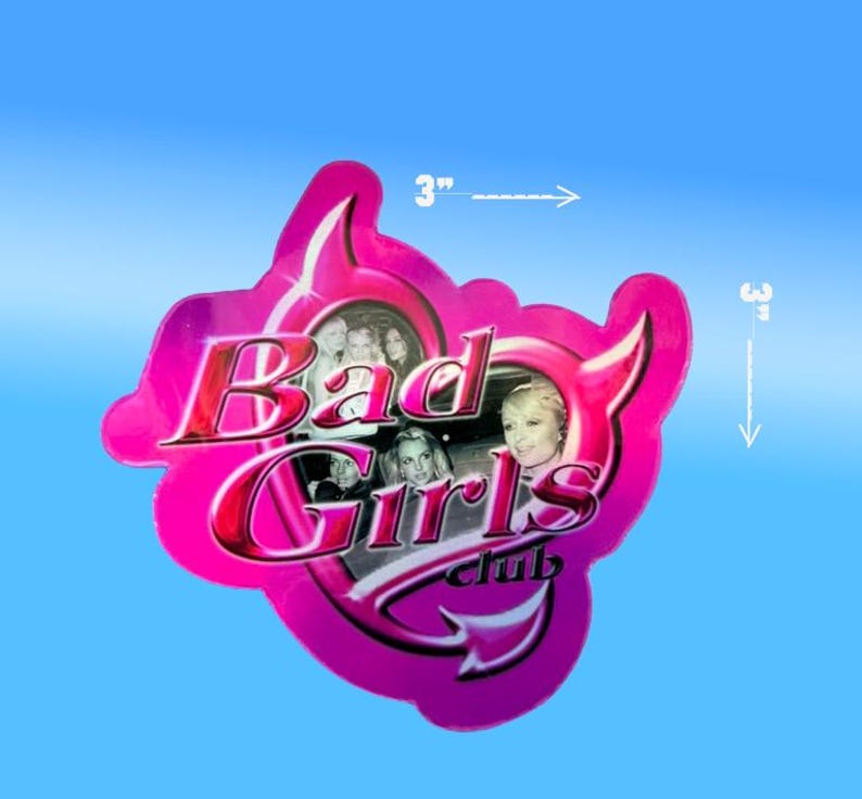 BAD GIRLS CLUB y2k Sticker image 2