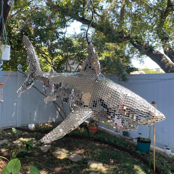 Disco Shark Hanging Large