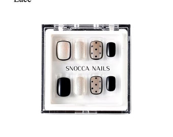 Press On Nails Short | Short Press On Nails | Press On Nails Set | Glue On Nails Short ｜ French Nails | French Ombre