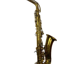 Vintage 1934 Conn 6M Artist Lady Face Alto Saxophone with Case