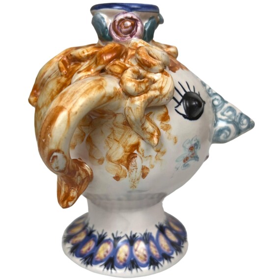 ビョルンヴィンブラッド ビョルン・ヴィンブラッド初期のヘッド花瓶、直筆サイン・日付