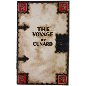 Lista de pasajeros de Cunard Line RMS Ausonia vintage de 1933