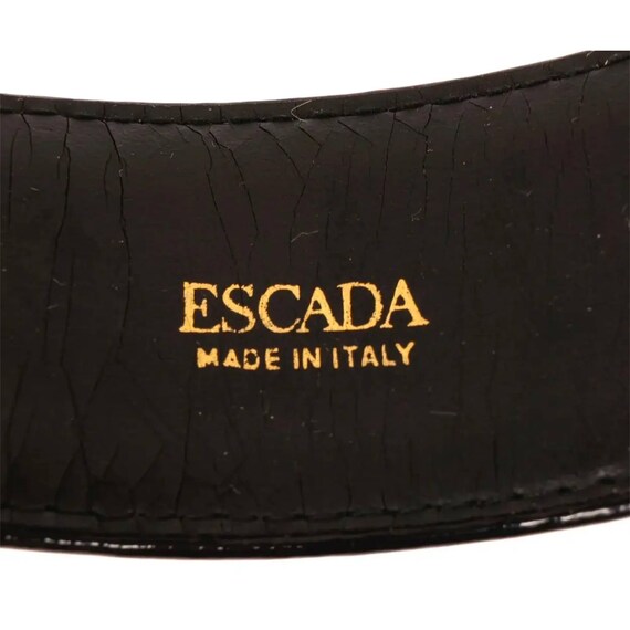 Vintage 80s Escada Gray Suede Leather Belt Ladies Size S - Etsy display picture 3