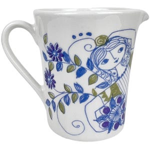 Vintage Figgjo Flint Lotte Mini Creamer Lady Norway Turi Design