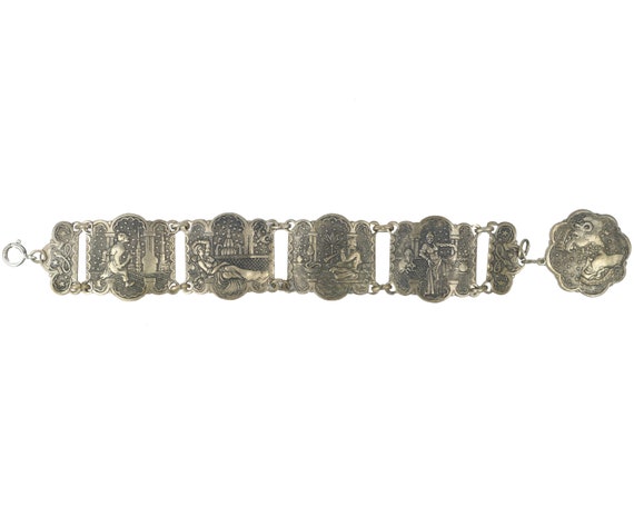 Vintage Moroccan Souvenir Bracelet Arabian Nights
