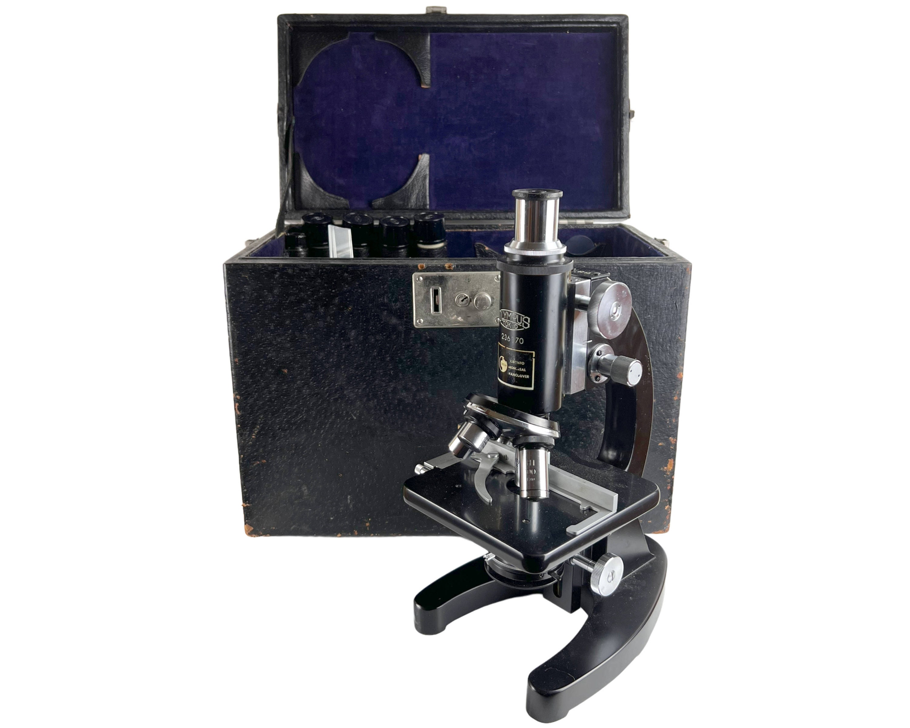 Vintage Olympus GB Microscope in Original Case - Etsy Vintage Olympus GB Microscope in Original Case - Etsy