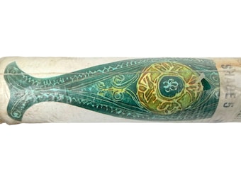 Unused Vintage 1970s Vinyl Wallpaper / Wallcovering Roll Mod Pattern Made in England